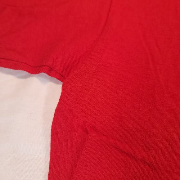 Texas Rangers Majestic Casual Graphic Baseball T Shirt Mens Size XL Red - Picture 5 of 9